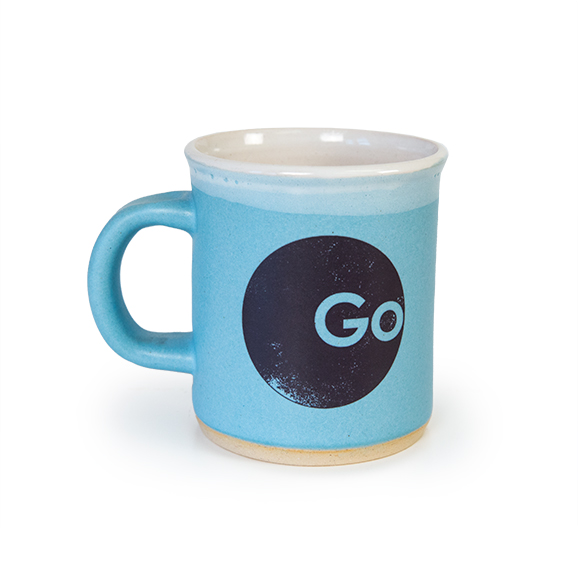 Go Make A Difference Mug Blue