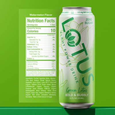 Green Lotus Zero Sugar RTD Can
