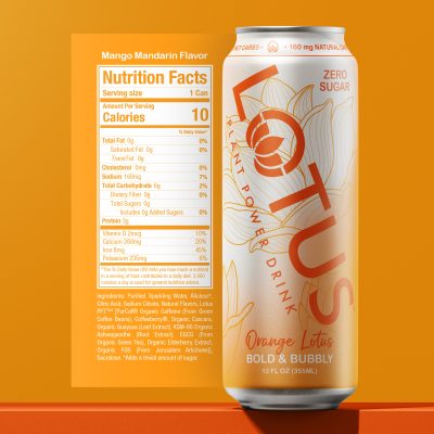 Orange Lotus Zero Sugar RTD Can