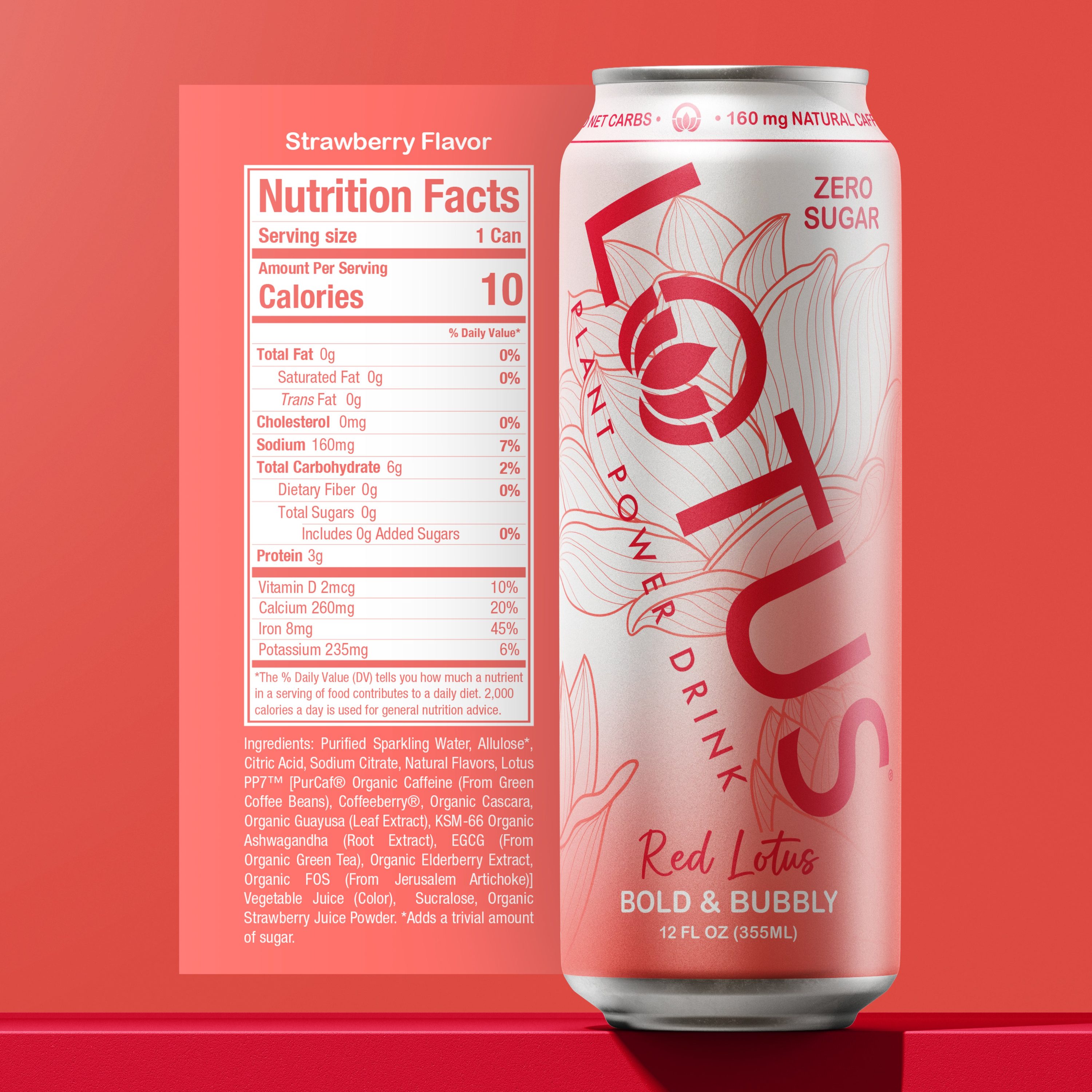 Red Lotus Zero Sugar RTD Can